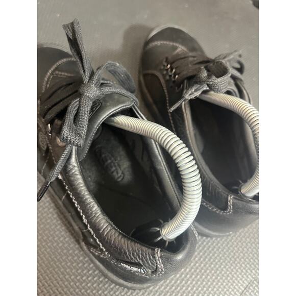 Keen Women's Presidio Waterproof Leather Black Hiking Shoes Sneakers Size 8 - Picture 7 of 8